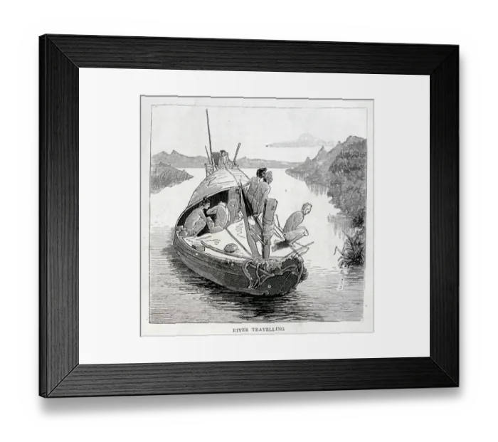 Framed Print : Riverboat, Rangoon, Burma Framed Print : Riverboat, Rangoon, Burma