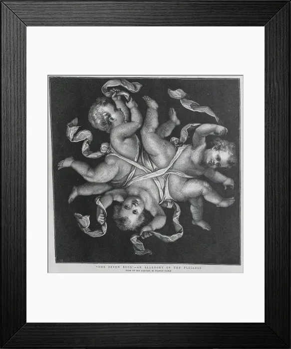 Framed Print : The Seven Boys of the Pleiades Framed Print : The Seven Boys of the Pleiades