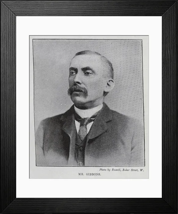 Framed Print : Mr Alfred Gibbons, editor of The Lady's Pictorial Framed Print : Mr Alfred Gibbons, editor of The Lady's Pictorial