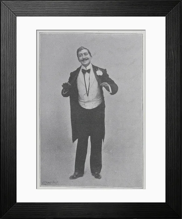 Framed Print : Maurice Farkoa, Singer Framed Print : Maurice Farkoa, Singer