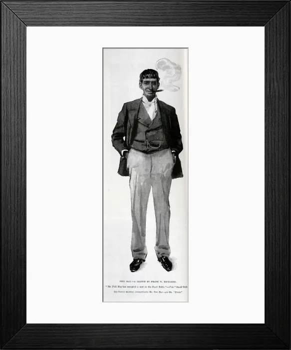Framed Print : Phil May, caricaturist Framed Print : Phil May, caricaturist