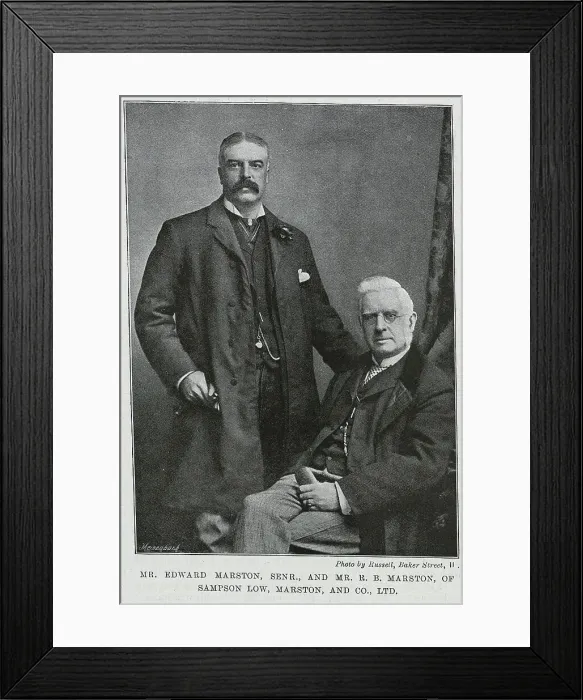 Framed Print : Sampson, Low, Marston and Company, publishers Framed Print : Sampson, Low, Marston and Company, publishers
