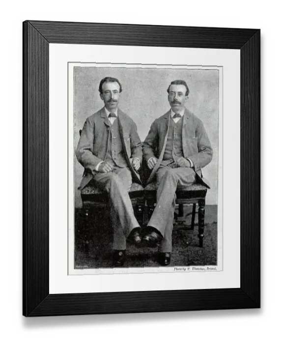 Framed Print : Johnson twins of Bristol Framed Print : Johnson twins of Bristol