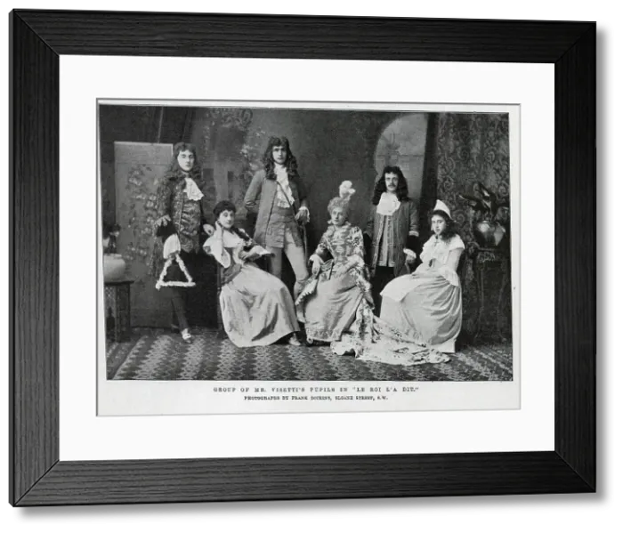 Framed Print : Opera, costumed music students, Royal College of Music Framed Print : Opera, costumed music students, Royal College of Music