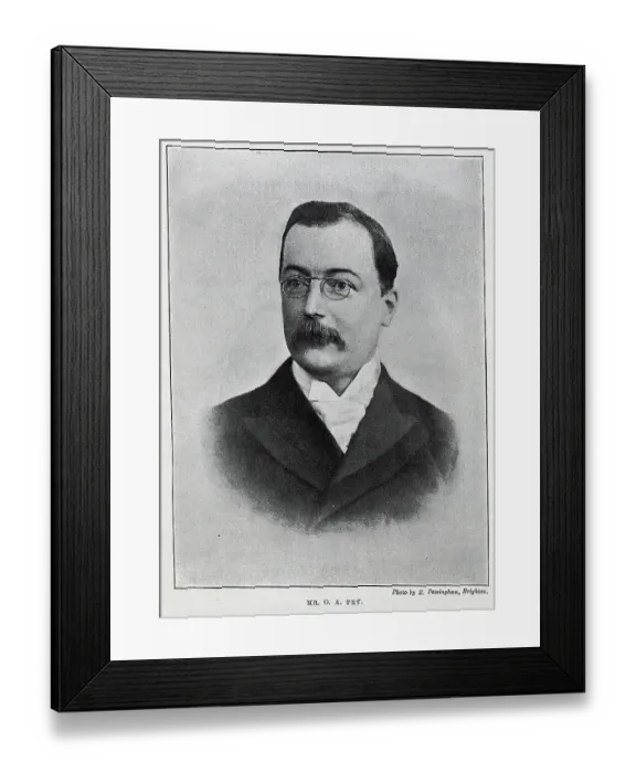 Framed Print : Oliver A Fry, Editor, Vanity Fair Framed Print : Oliver A Fry, Editor, Vanity Fair
