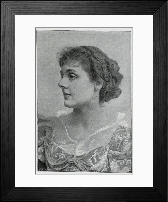Framed Print : Nellie Gregory, actress Framed Print : Nellie Gregory, actress