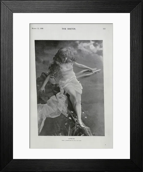 Framed Print : Lorelei artistic studio photograph Framed Print : Lorelei artistic studio photograph