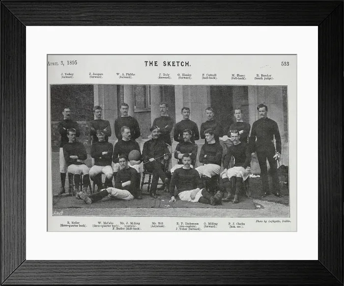 Framed Print : Royal Irish Constabulary Football Team Framed Print : Royal Irish Constabulary Football Team