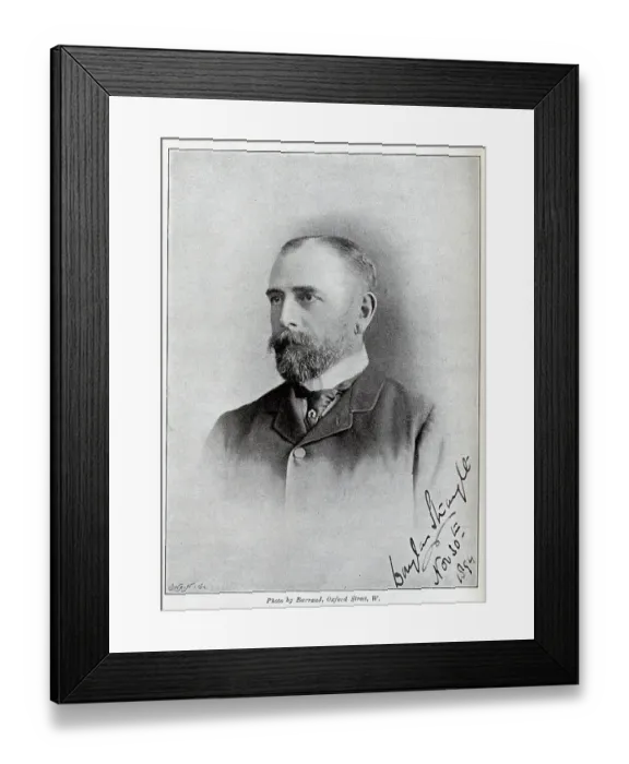 Framed Print : Douglas Straight, Lawyer and MP, studio portrait Framed Print : Douglas Straight, Lawyer and MP, studio portrait