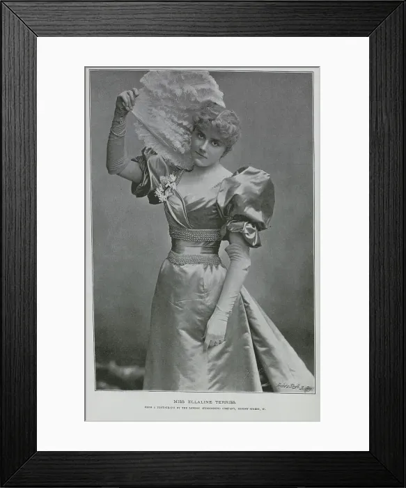 Framed Print : Ellaline Terriss, actress, theatrical studio portrait Framed Print : Ellaline Terriss, actress, theatrical studio portrait