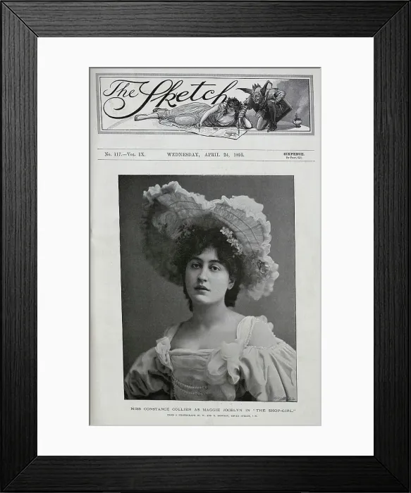 Framed Print : Constance Collier, actress, theatrical studio portrait Framed Print : Constance Collier, actress, theatrical studio portrait