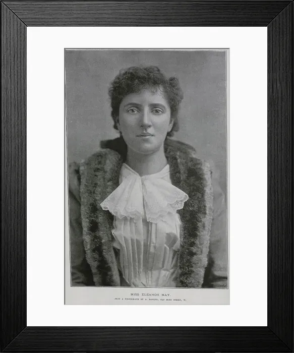 Framed Print : Eleanor May, actress, studio portrait Framed Print : Eleanor May, actress, studio portrait