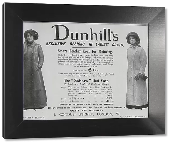 Dunhill's Ladies Motoring Coats