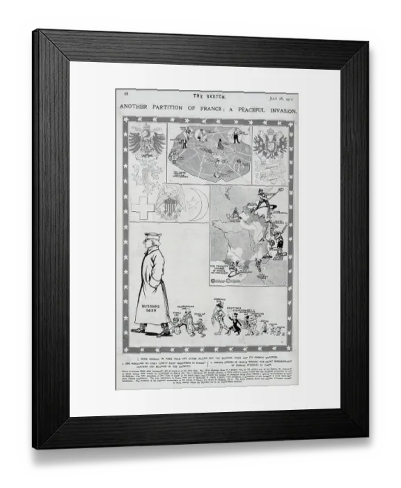 Framed Print : France and Paris, A Peaceful Invasion Framed Print : France and Paris, A Peaceful Invasion