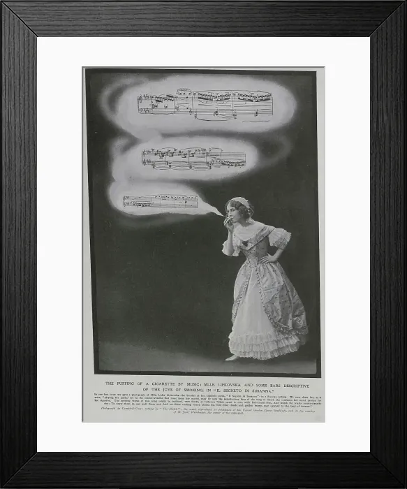 Framed Print : Playing the Puffs: a Musical version of Smoke Framed Print : Playing the Puffs: a Musical version of Smoke