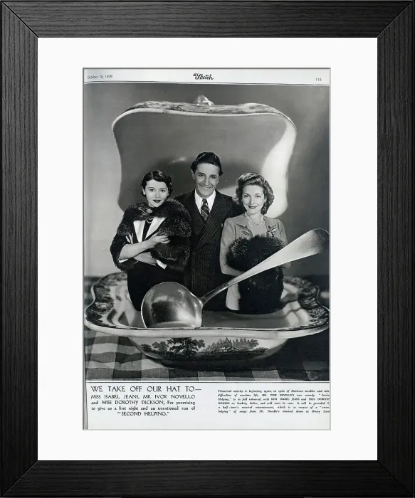 Framed Print : Isabel Jeans, Ivor Novello, Dorothy Dickson Framed Print : Isabel Jeans, Ivor Novello, Dorothy Dickson