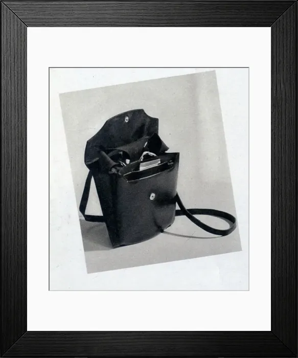 Framed Print : Gas Mask Handbag Framed Print : Gas Mask Handbag