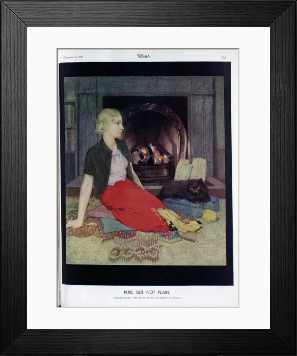 Framed Print : Purl but not Plain Framed Print : Purl but not Plain