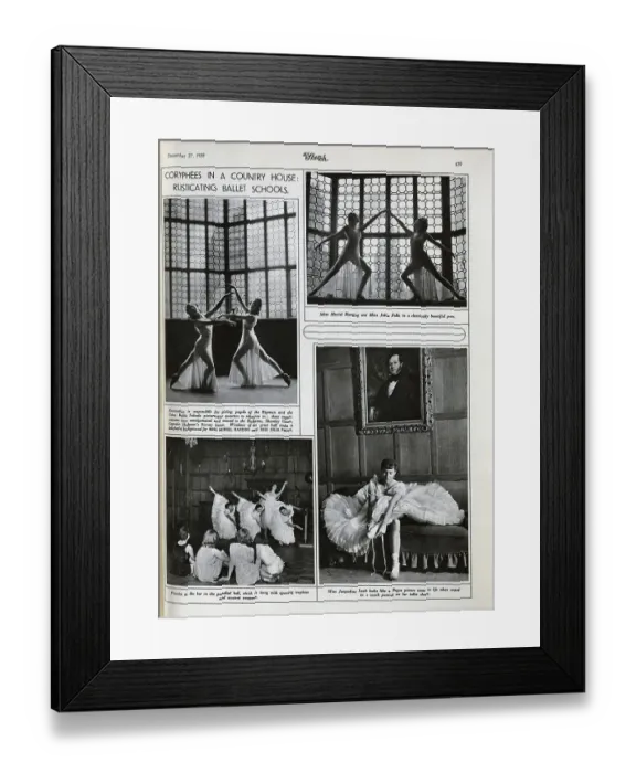 Framed Print : Ballet schools in a country house Framed Print : Ballet schools in a country house