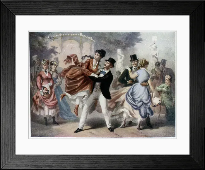 Framed Print : Illustration, Great-Grandpapa's Night Club Framed Print : Illustration, Great-Grandpapa's Night Club
