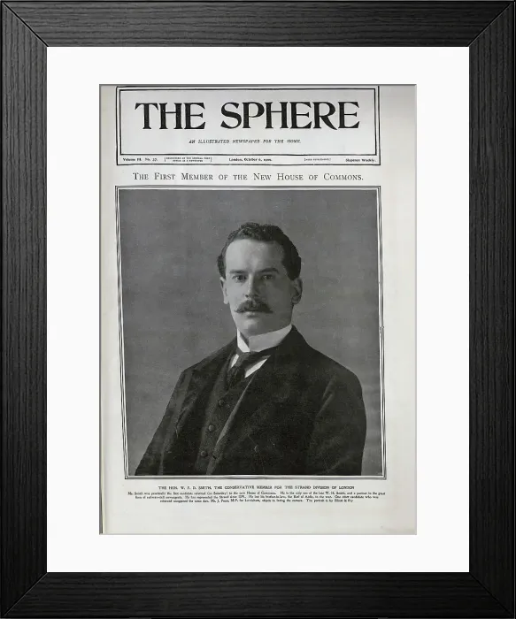 Framed Print : Portrait of the Hon W F D Smith Framed Print : Portrait of the Hon W F D Smith