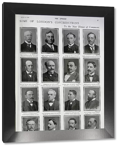 Members of the new house of commons 1900