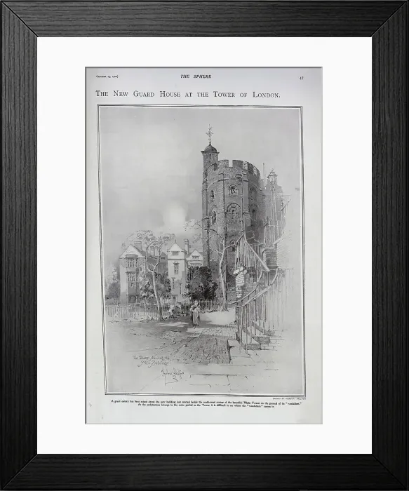 Framed Print : New Guard House Tower of London Framed Print : New Guard House Tower of London