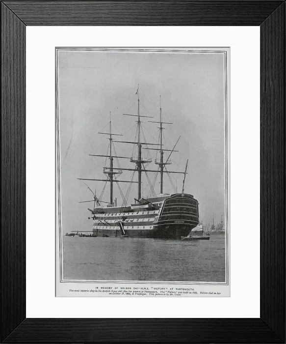 Framed Print : H. M.s Victory at Portsmouth Framed Print : H. M.s Victory at Portsmouth
