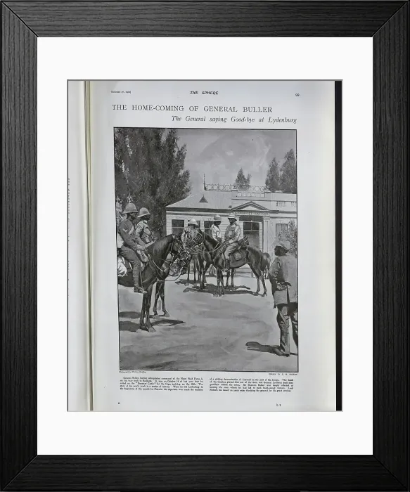 Framed Print : Home-coming of general Buller Framed Print : Home-coming of general Buller