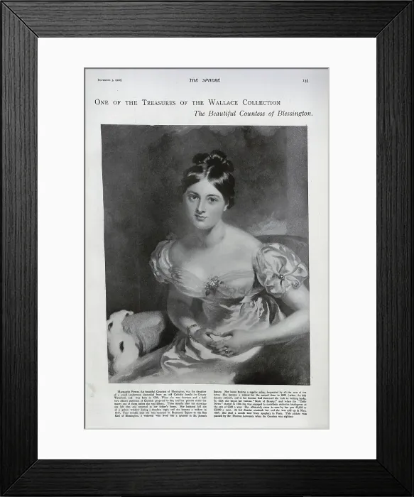 Framed Print : Countess of Blessington Framed Print : Countess of Blessington