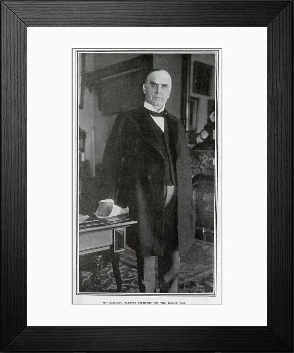 Framed Print : Portrait of Mr McKinley Framed Print : Portrait of Mr McKinley