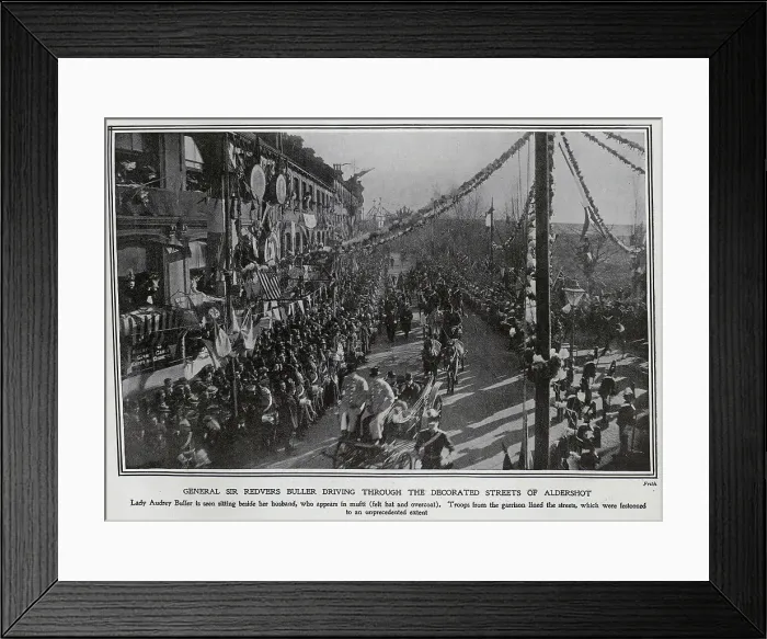 Framed Print : General Bullers return from the Boer War Framed Print : General Bullers return from the Boer War