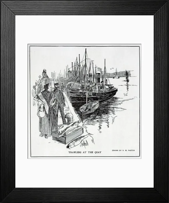 Framed Print : Trawlers at Aberdeen Framed Print : Trawlers at Aberdeen