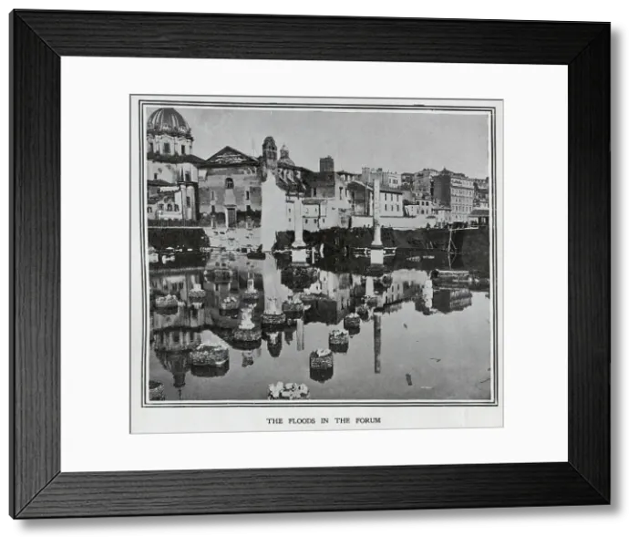 Framed Print : Floods in Forum, Rome Framed Print : Floods in Forum, Rome