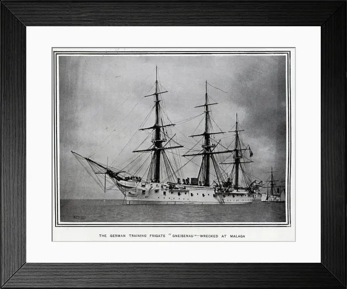 Framed Print : German Ship Gneisenau Framed Print : German Ship Gneisenau