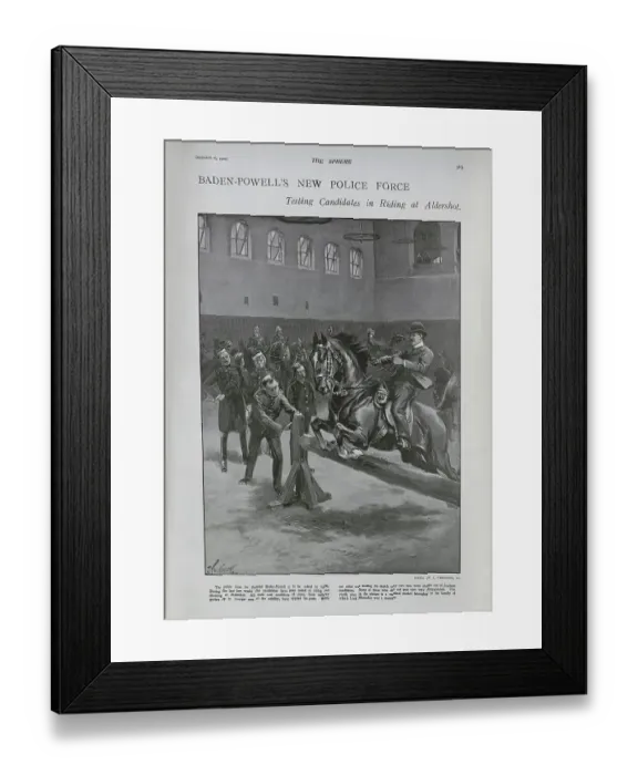 Framed Print : Baden-Powell Police Force Framed Print : Baden-Powell Police Force