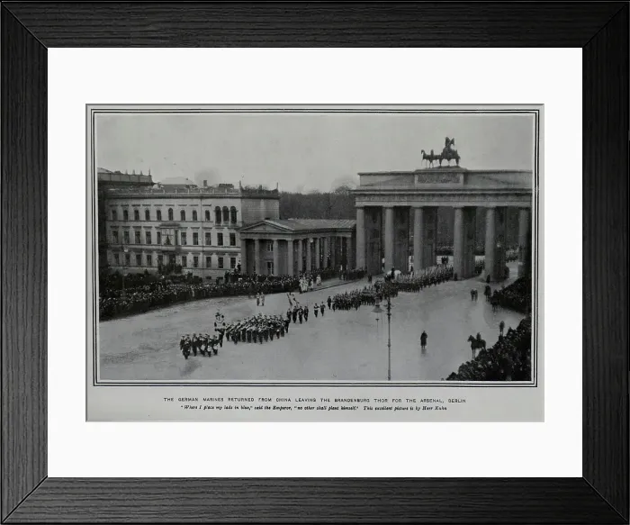 Framed Print : German Marines - Berlin Framed Print : German Marines - Berlin