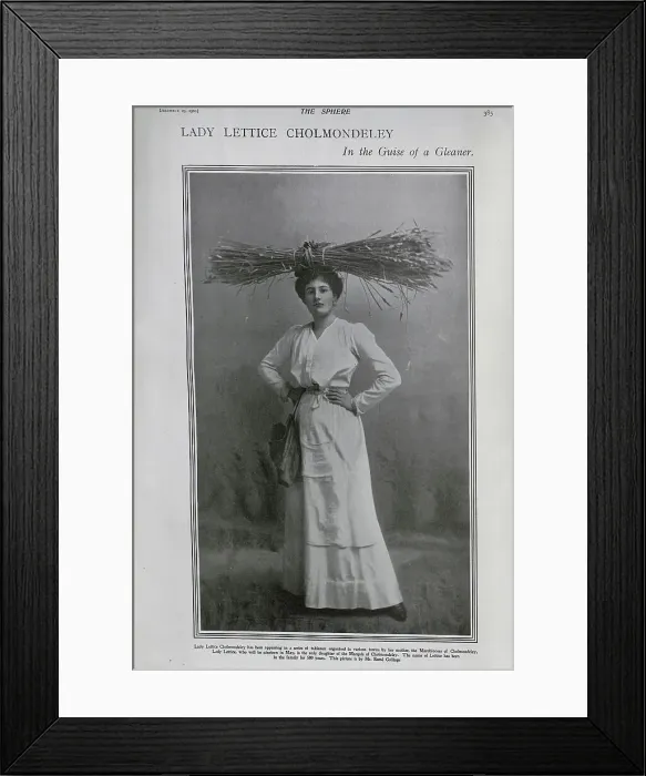 Framed Print : Lady Lettice Cholmondeley Framed Print : Lady Lettice Cholmondeley