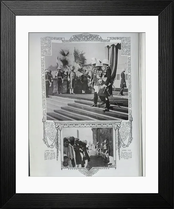 Framed Print : The Emperor of India with Lord Hardinge Framed Print : The Emperor of India with Lord Hardinge