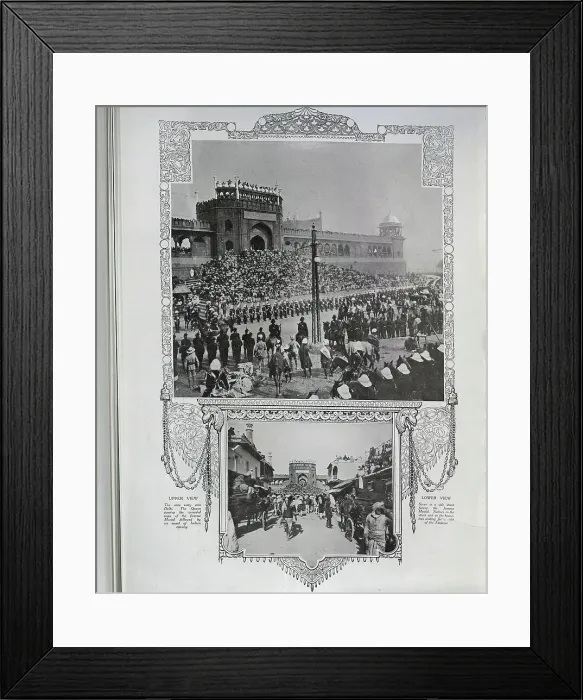 Framed Print : State entry into Delhi
