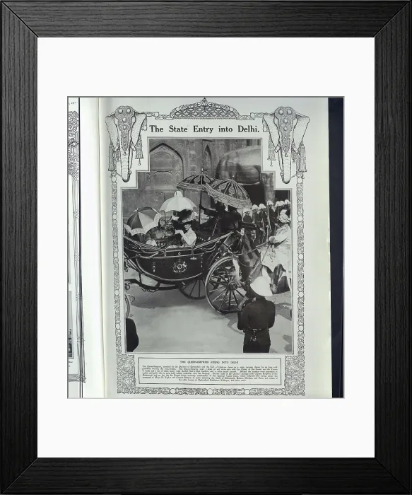 Framed Print : The Queen- Empress riding into Delhi Framed Print : The Queen- Empress riding into Delhi