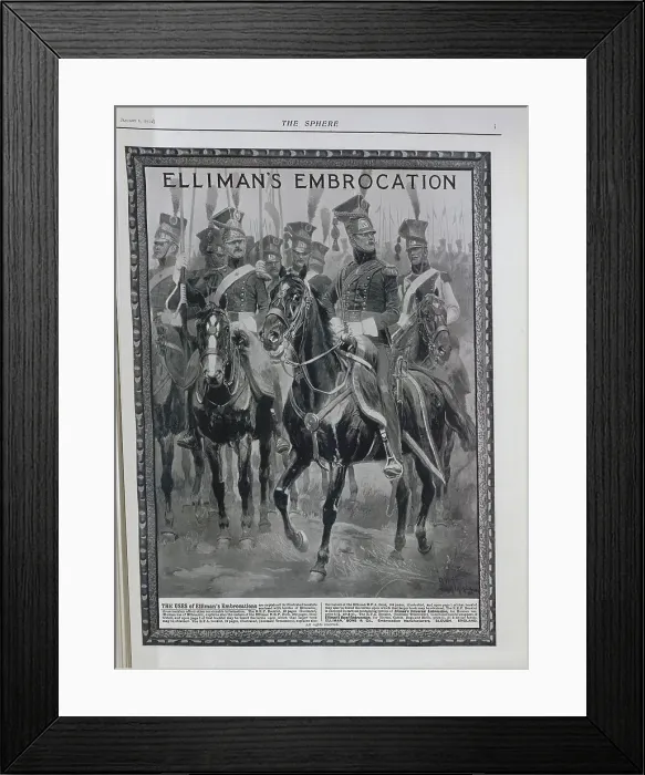 Framed Print : Elliman's Embrocation advert Framed Print : Elliman's Embrocation advert