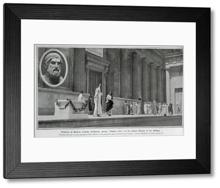 Framed Print : Students of Berkely College, Acting Oedipus Rex Framed Print : Students of Berkely College, Acting Oedipus Rex