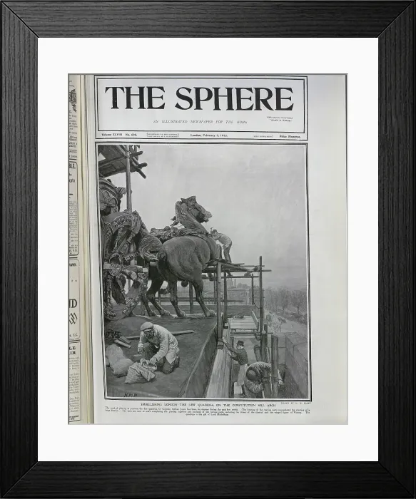 Framed Print : Building of Constitution Arch Framed Print : Building of Constitution Arch