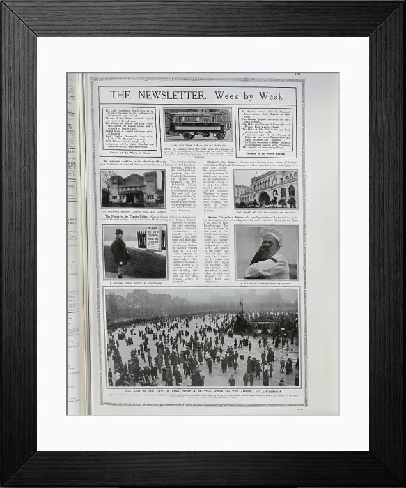 Framed Print : Skating on the Amstel Framed Print : Skating on the Amstel
