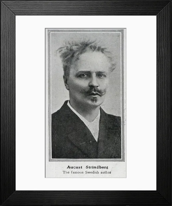 Framed Print : August Strindberg Framed Print : August Strindberg
