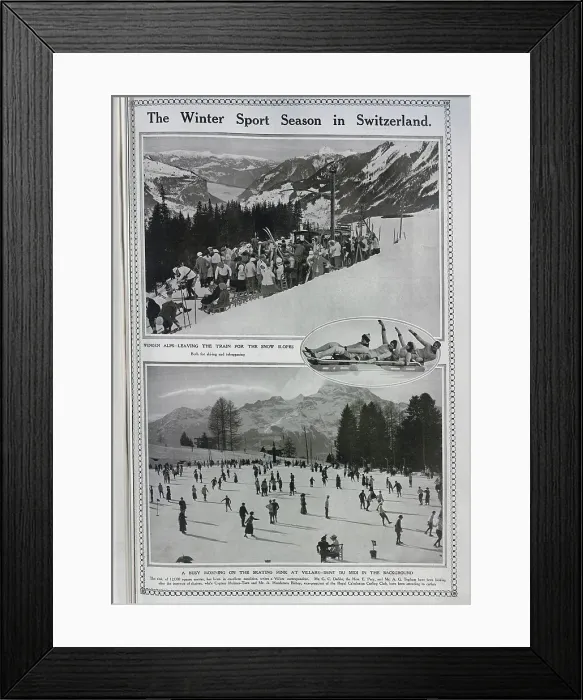 Framed Print : Winter season in Switzerland Framed Print : Winter season in Switzerland
