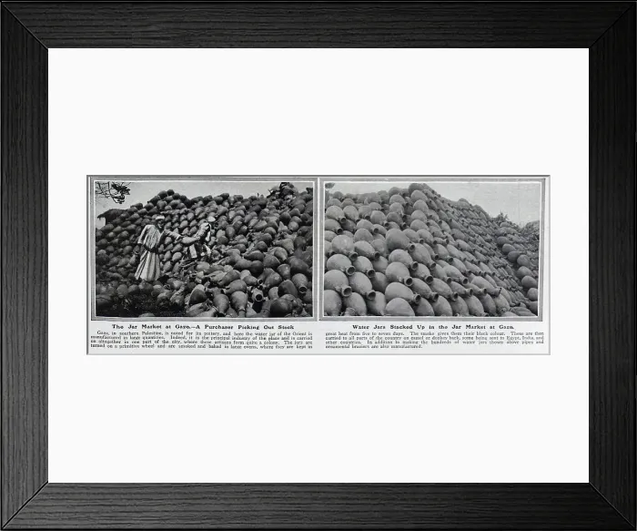 Framed Print : The Jar market at Gaza Framed Print : The Jar market at Gaza