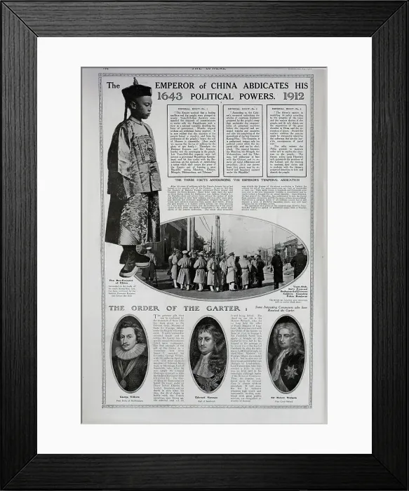 Framed Print : Emperor of China Framed Print : Emperor of China