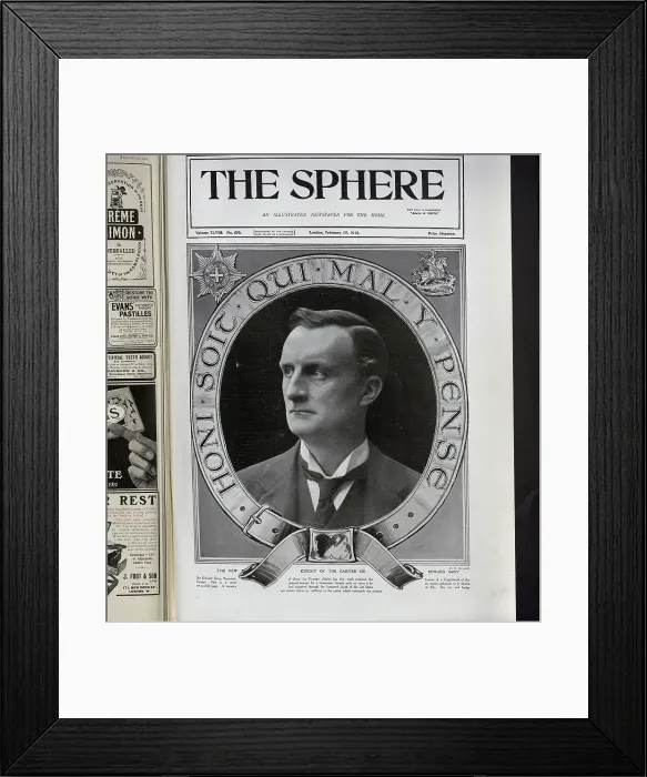 Framed Print : Sir Edward Grey Framed Print : Sir Edward Grey